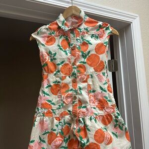 Citrus dress Orange and Green Kids Casual Dress